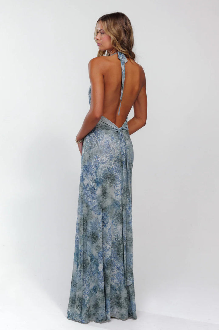 Coastal Bloom Maxi Jurk