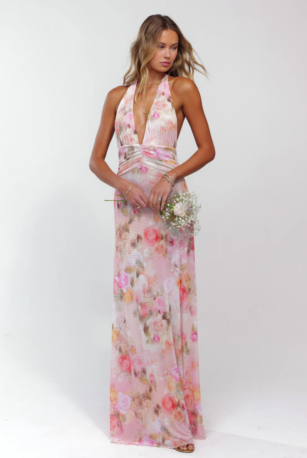 Coastal Bloom Maxi Jurk