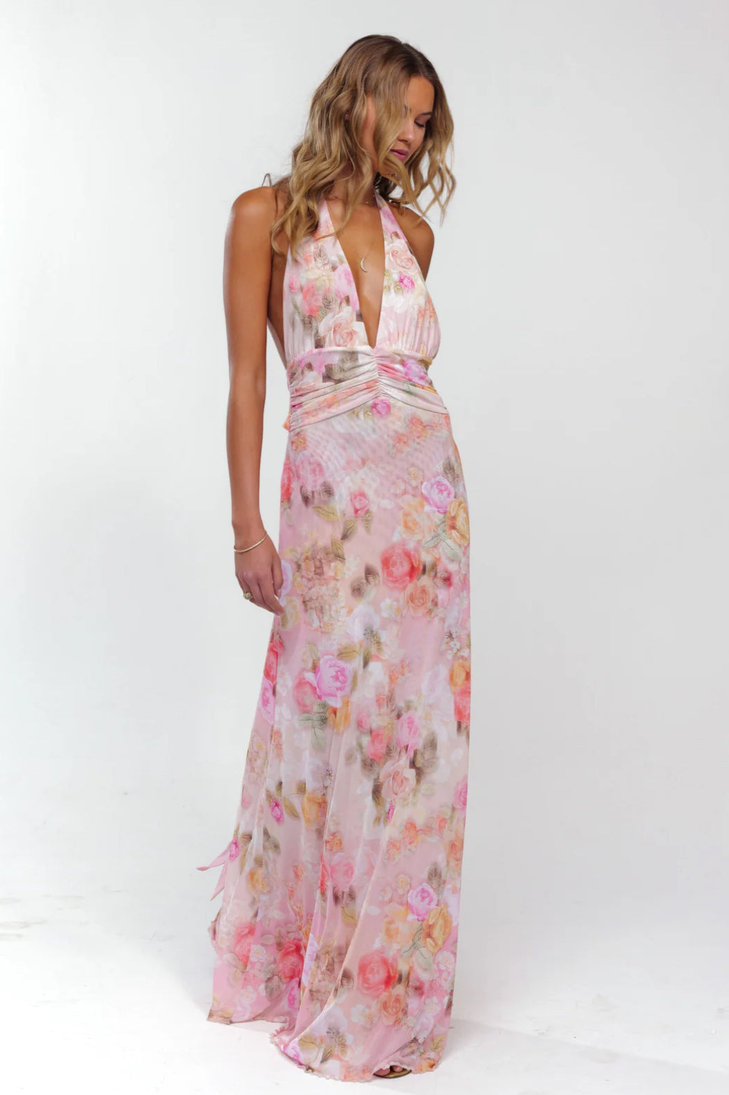 Coastal Bloom Maxi Jurk