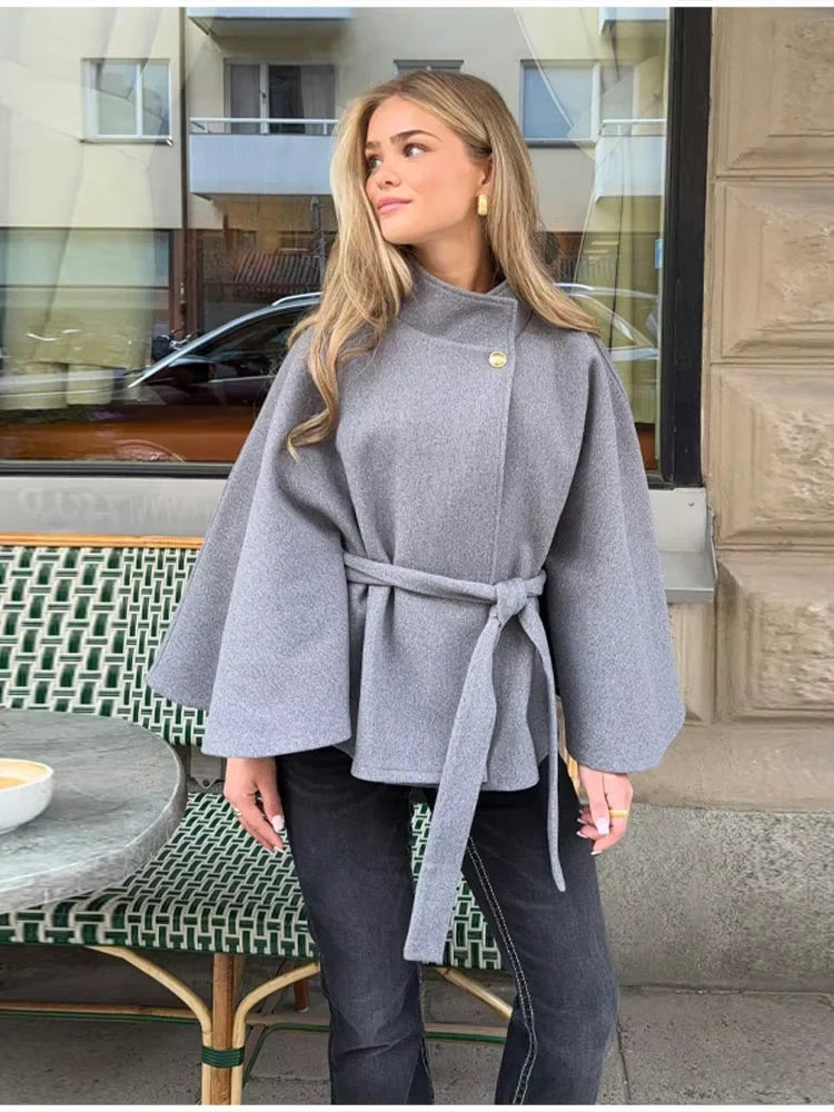 ELEGANCE WOOL COAT AUTUMN