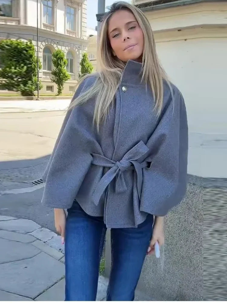 ELEGANCE WOOL COAT AUTUMN