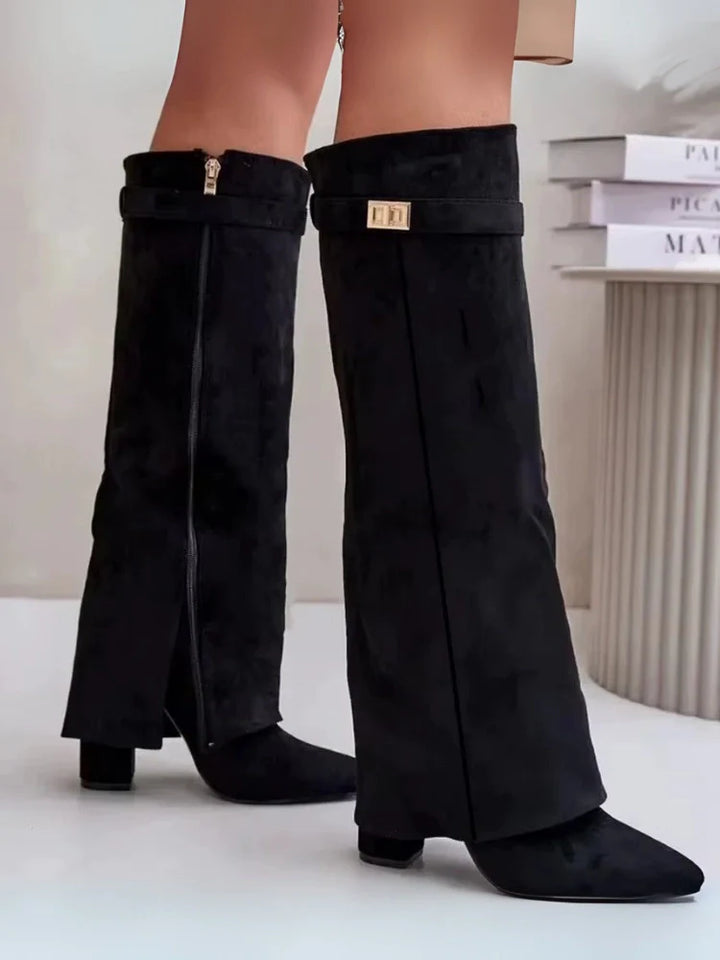 SUEDE BOOTS FOR AUTUMN